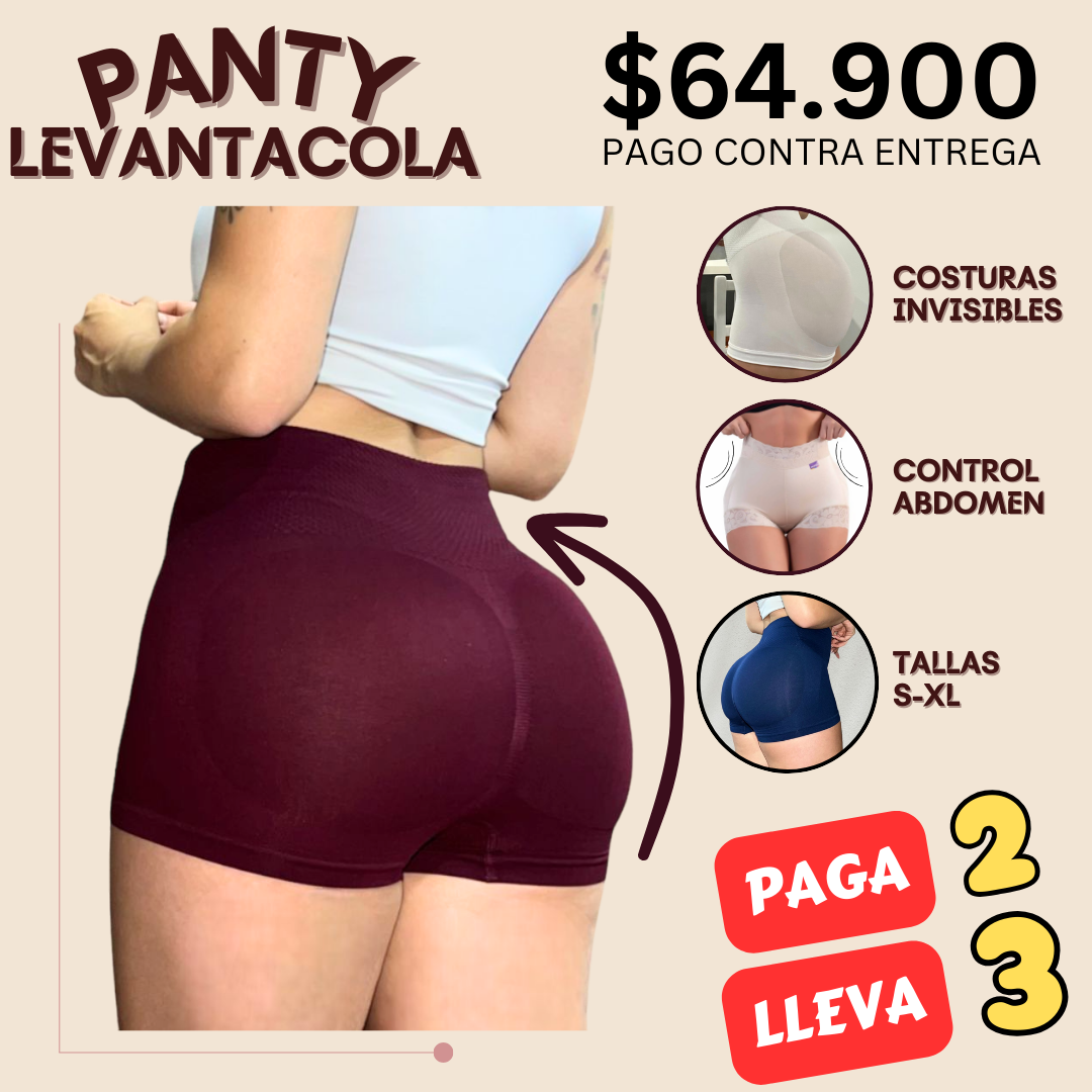 Panty LevantaCola con control de abdomen