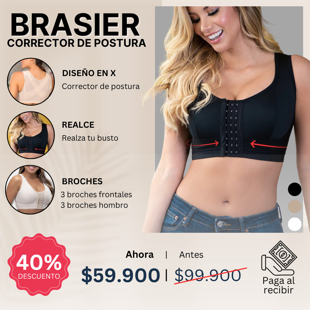 Brasier 3 en 1 Corrector de postura